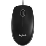 Logitech B100 USB OEM egér fekete 