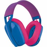 Logitech G435 Lightspeed vezeték nélküli gamer mikrofonos fejhallgató kék-rózsaszín-lila 