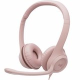 Logitech H390 USB sztereó mikrofonos fejhallgató rózsaszín 