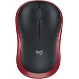 Logitech M185 vezeték nélküli piros laptop egér 