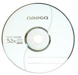 Omega CD-R írható CD lemez 700MB 52x papírtokos 