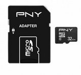 PNY 32GB microSDHC Performance Plus memóriakártya+adapterrel  