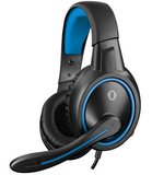 Rampage Snopy SN-GX1 Ergo mikrofonos gamer fejhallgató kék-fekete 