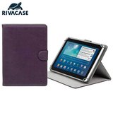 RivaCase Orly 3017  Tablet tok és állvány 10.1"-os lila bőr (PU) 