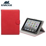 RivaCase Orly 3017 Tablet tok és állvány 10.1"-os piros bőr (PU) 
