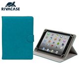 RivaCase Orly 3017 Tablet tok és állvány 10.1"-os tengerkék bőr (PU) 