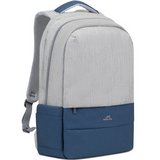 RivaCase Prater 7567 laptop hátizsák 17,3" szürke-kék 