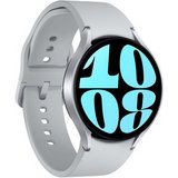 Samsung Galaxy Watch 6 LTE 44mm ezüst tokos, ezüstszínű szíjas (M/L) okosóra 