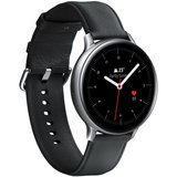 Samsung Galaxy Watch Active2 (44mm, acél tok, bőr szíj) ezüst okosóra 