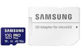 Samsung PRO Plus 128GB microSDXC Class 10 U3 UHS-I V30 A2 memóriakártya SD adapterrel 