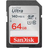 Sandisk Ultra 64GB SDXC Class 10 UHS-I 140MB/s memóriakártya 