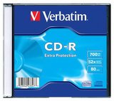 Verbatim CD-R írható CD lemez 700MB 52x Slim tokos 