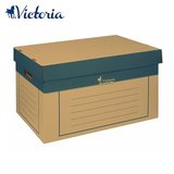 Victoria archiváló konténer, 320x460x270mm, karton, natúr szín (2db-os kiszerelés) 