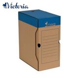 Victoria karton archiváló doboz, A4, 150 mm, natúr szín 